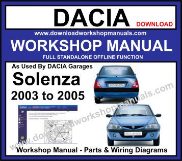 Dacia Solenza Workshop Service Repair Manual